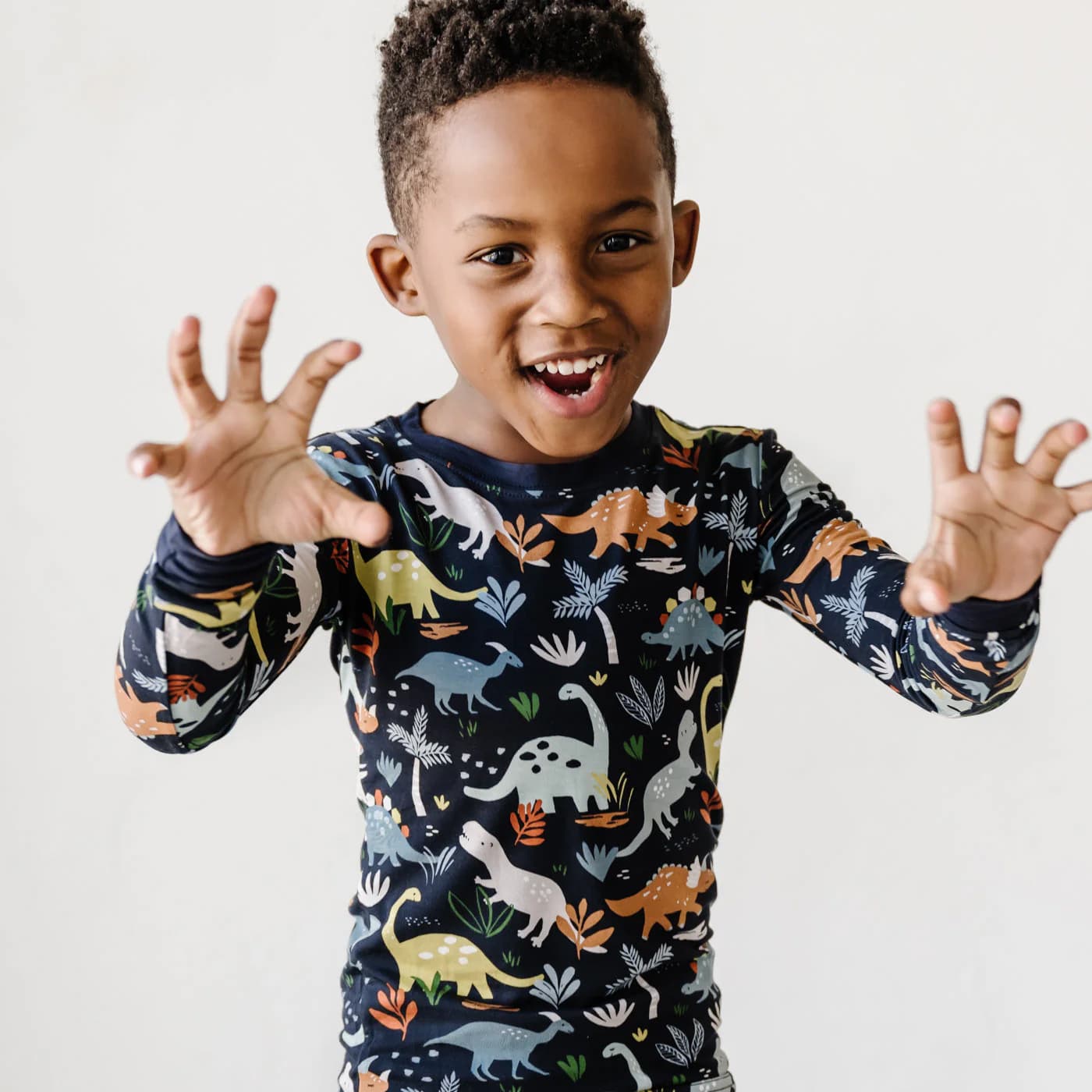 Jurassic Jungle Two-Piece Pajama Set