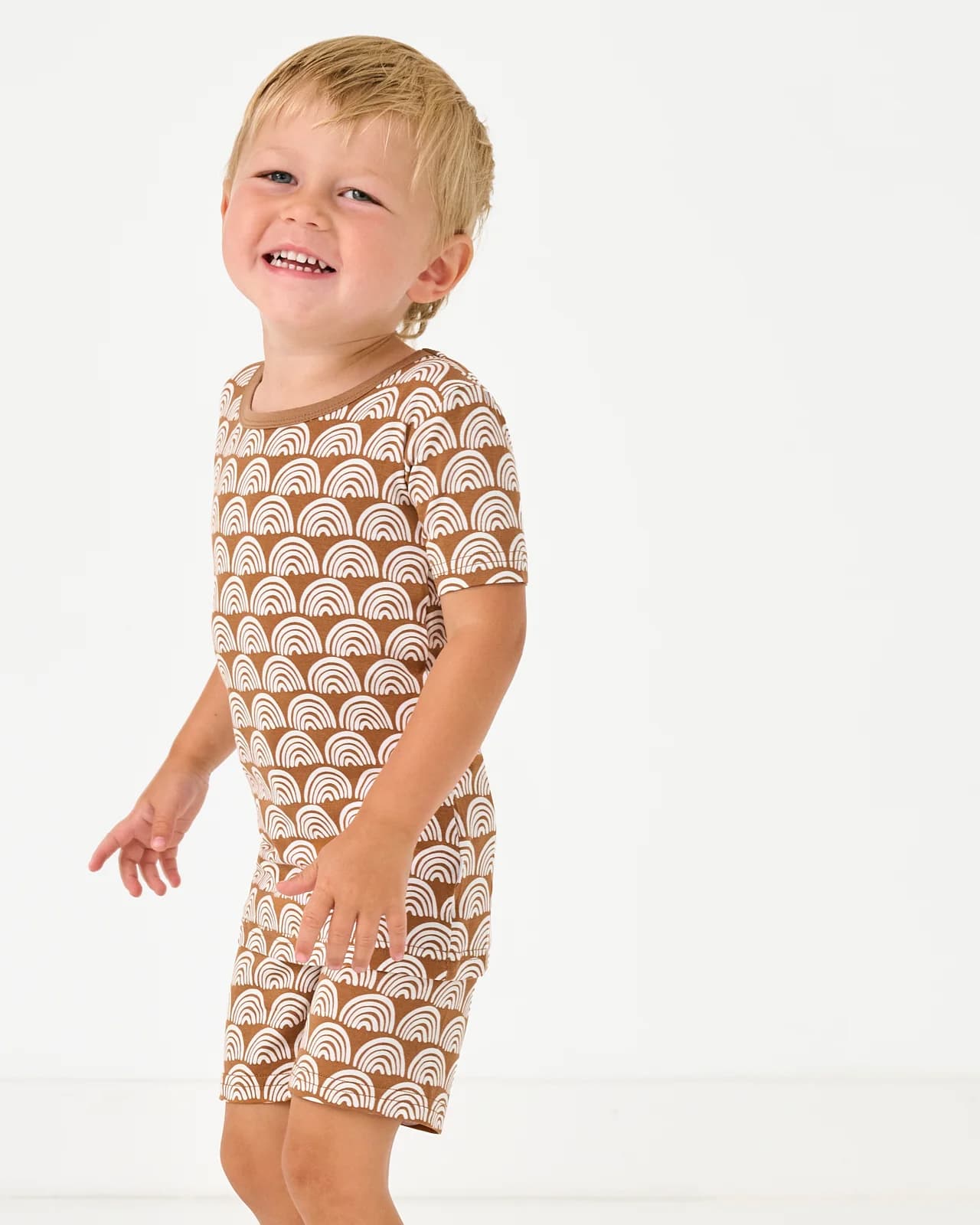 Rust Rainbows Two-Piece Pajama Set