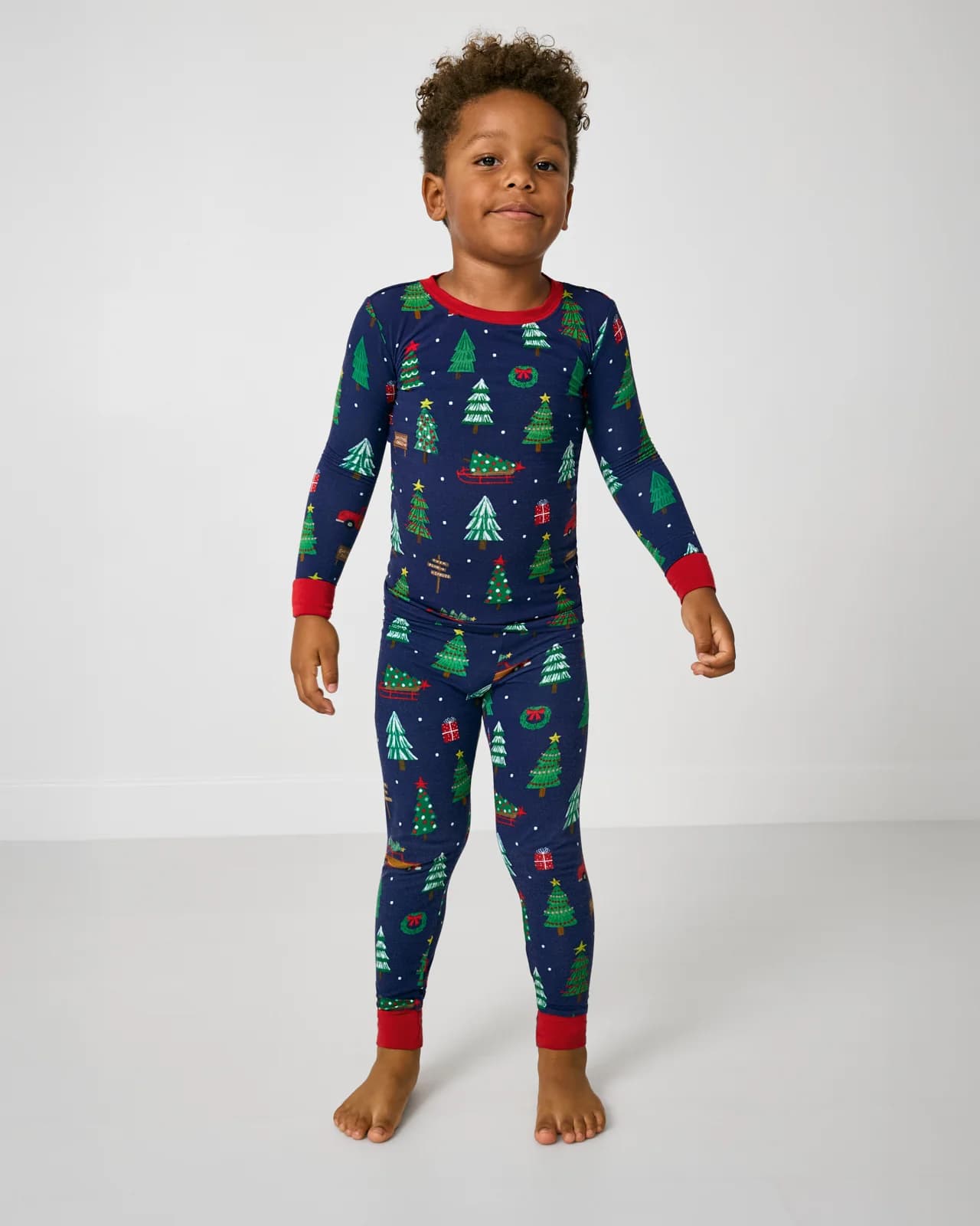 Tree Traffic Two-Piece Pajama Set