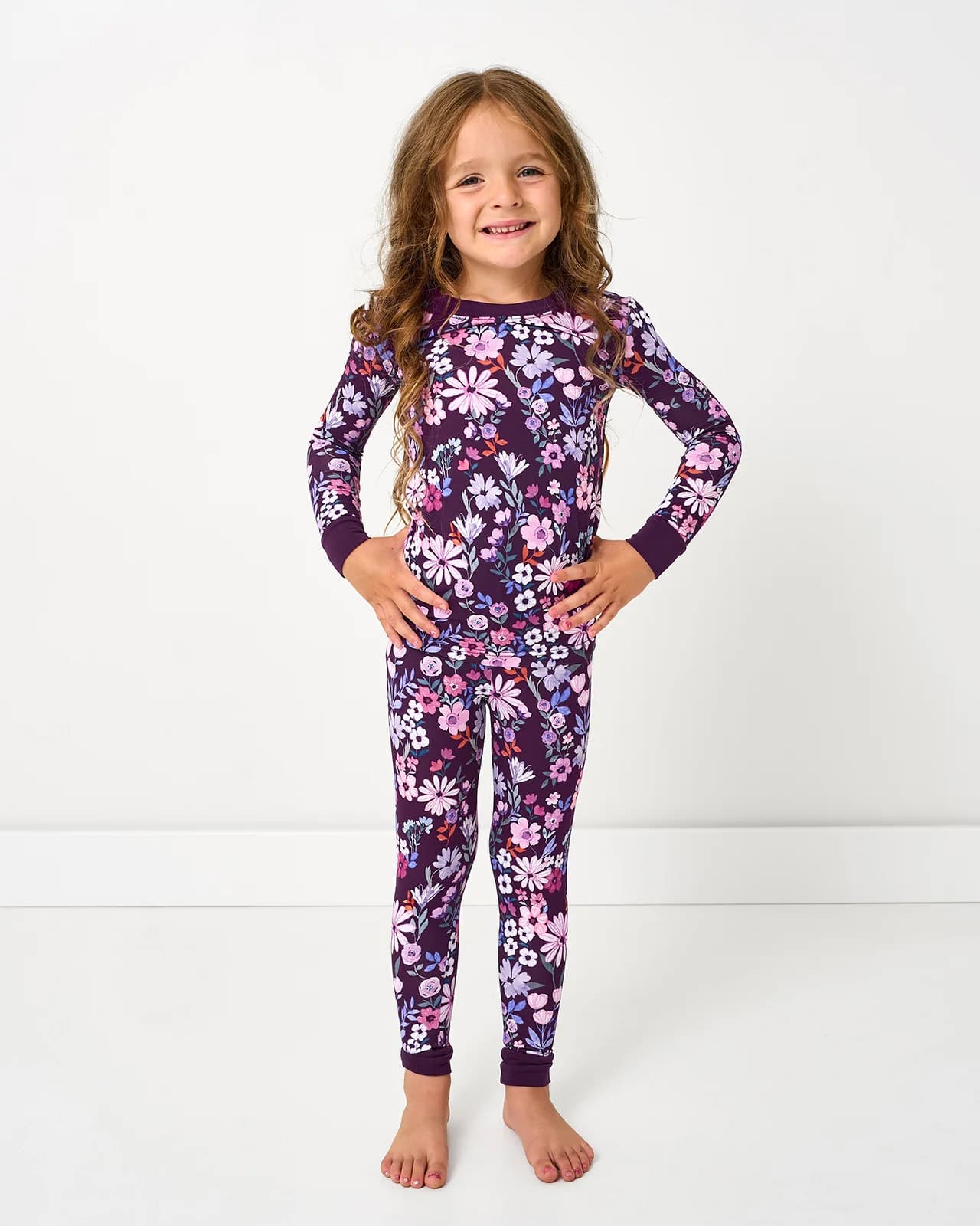 Violet Meadow Two-Piece Pajama Set