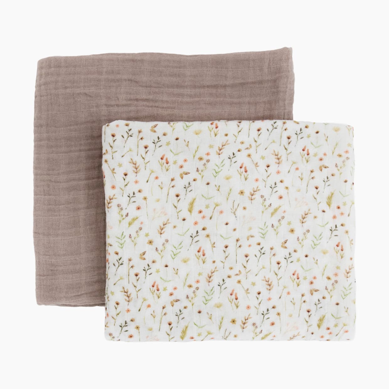 Organic Cotton Muslin Swaddle Blanket 2 Pack