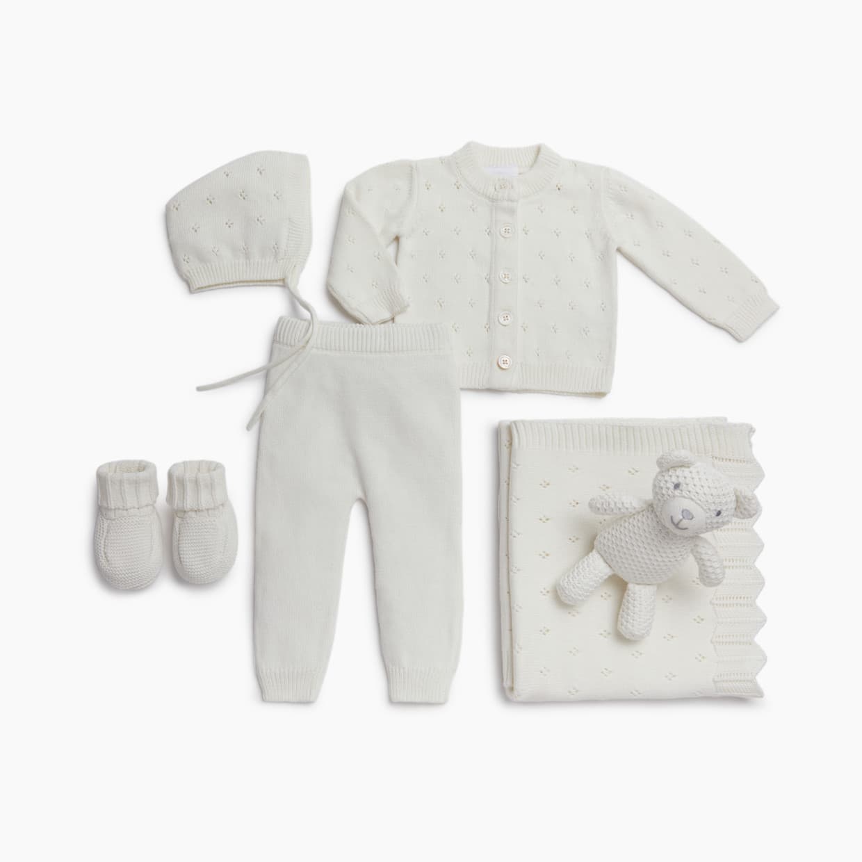 6-Piece Pointelle Sweater Gift Set