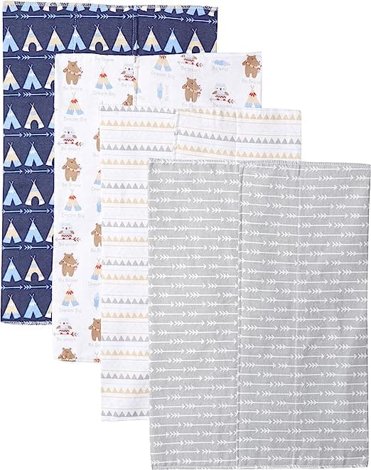 Friends Unisex Baby Cotton Flannel Burp Cloths
