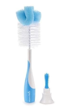 Sponge Bottle and Nipple Brush (2 Pack) Colors May Vary