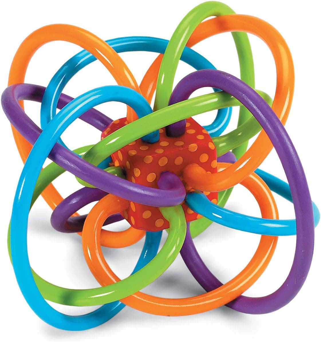 Toy Winkel Rattle & Sensory Teether Toy