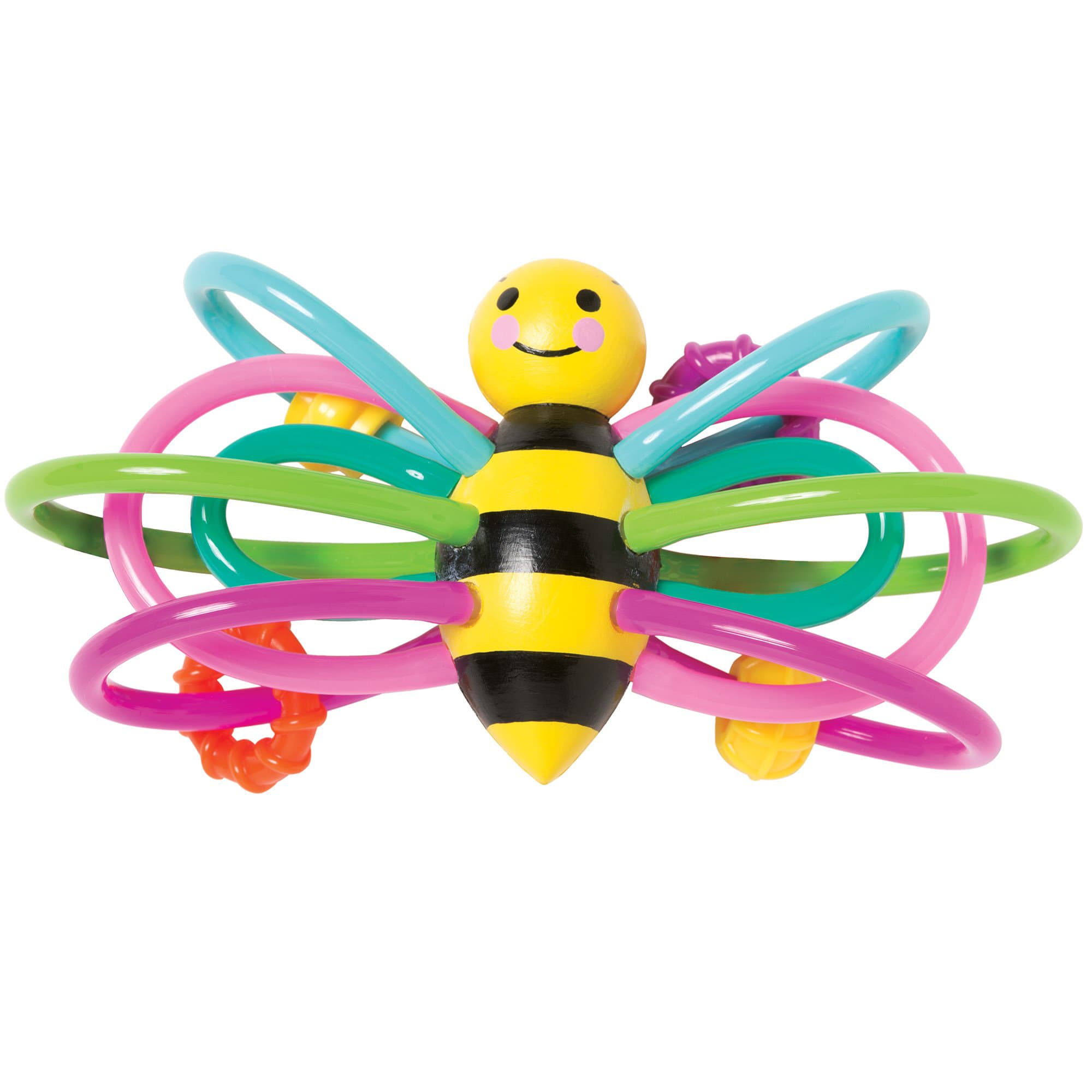 Toy Zoo Animal Winkel Bee Multicolor Rattle