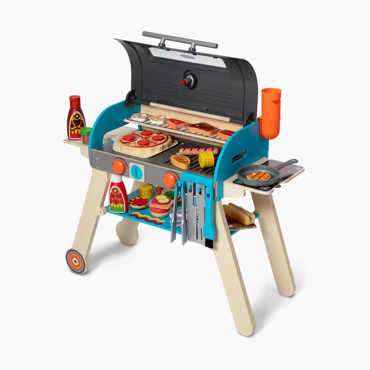 Deluxe Grill & Pizza Oven Playset