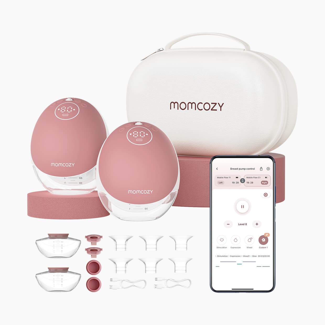 M9 Wearable Electric Breast Pump with Smart App
