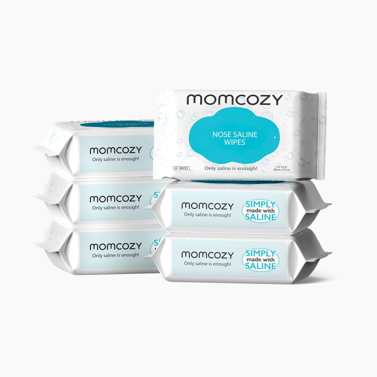 Nose Saline Baby Wipes (6 Pack)