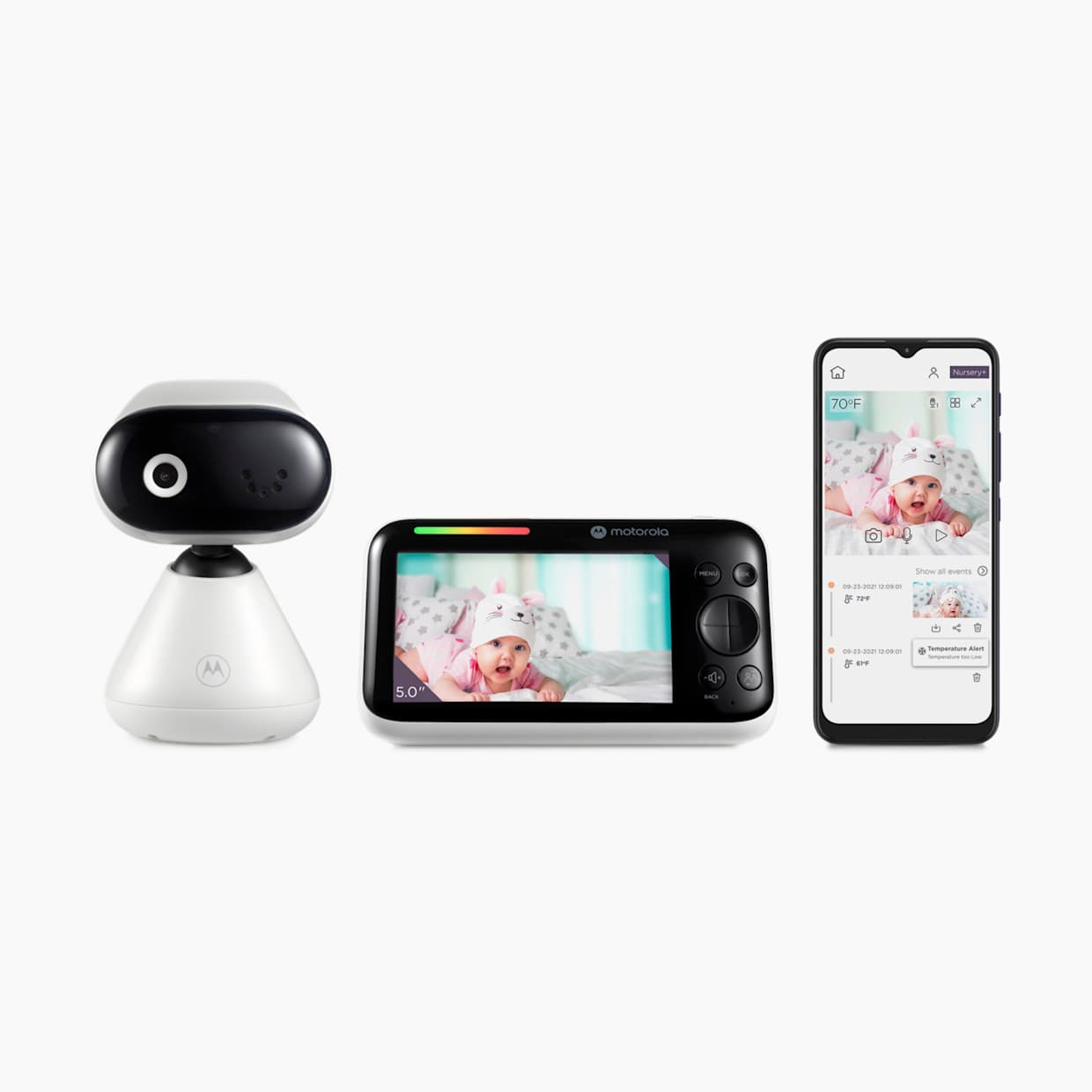 PIP1500 Connect 5" 1080p Manual Pan/Tilt Video Baby Monitor