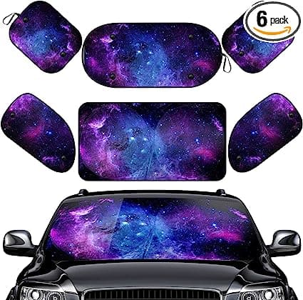 6 Pieces Car Windshield Sunshade Set