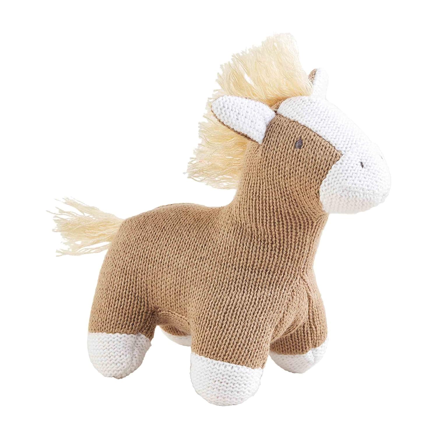 Pie Children's Knit Rattle