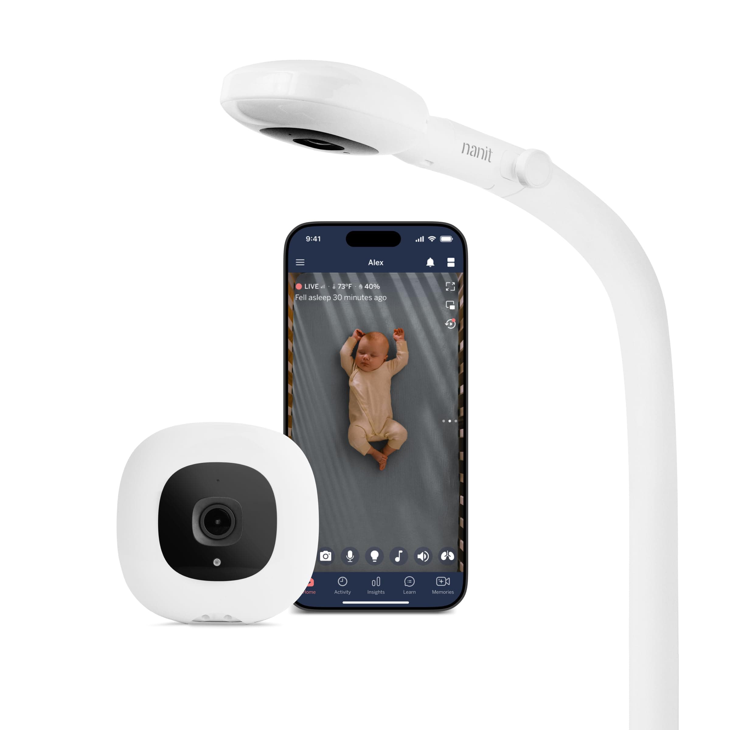 Pro Smart Baby Monitor & Floor Stand