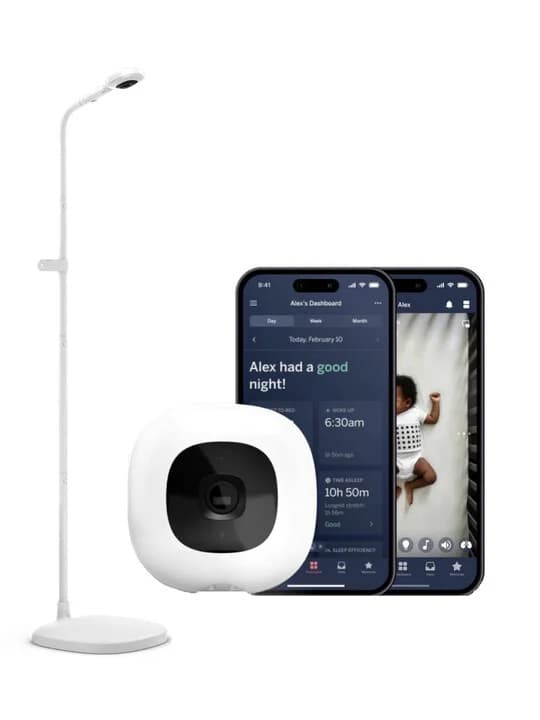 Pro Smart Baby Monitor & Wall Mount