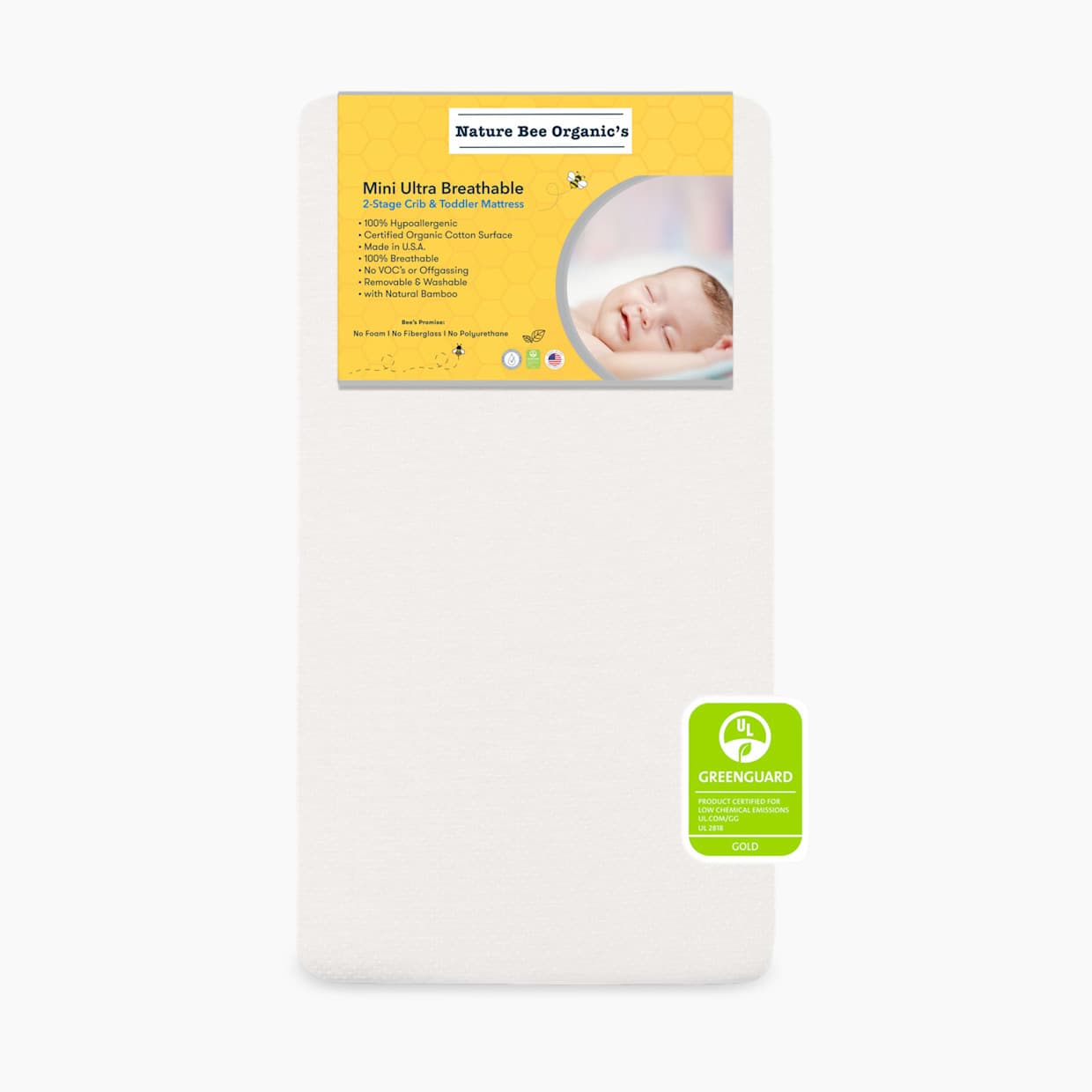 2-Stage Mini Crib Mattress