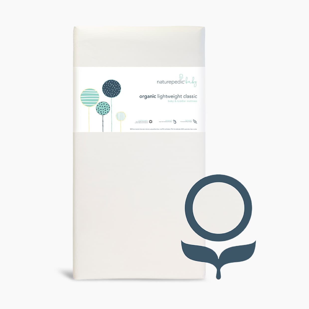Lightweight Organic Cotton Classic Crib Mattress
