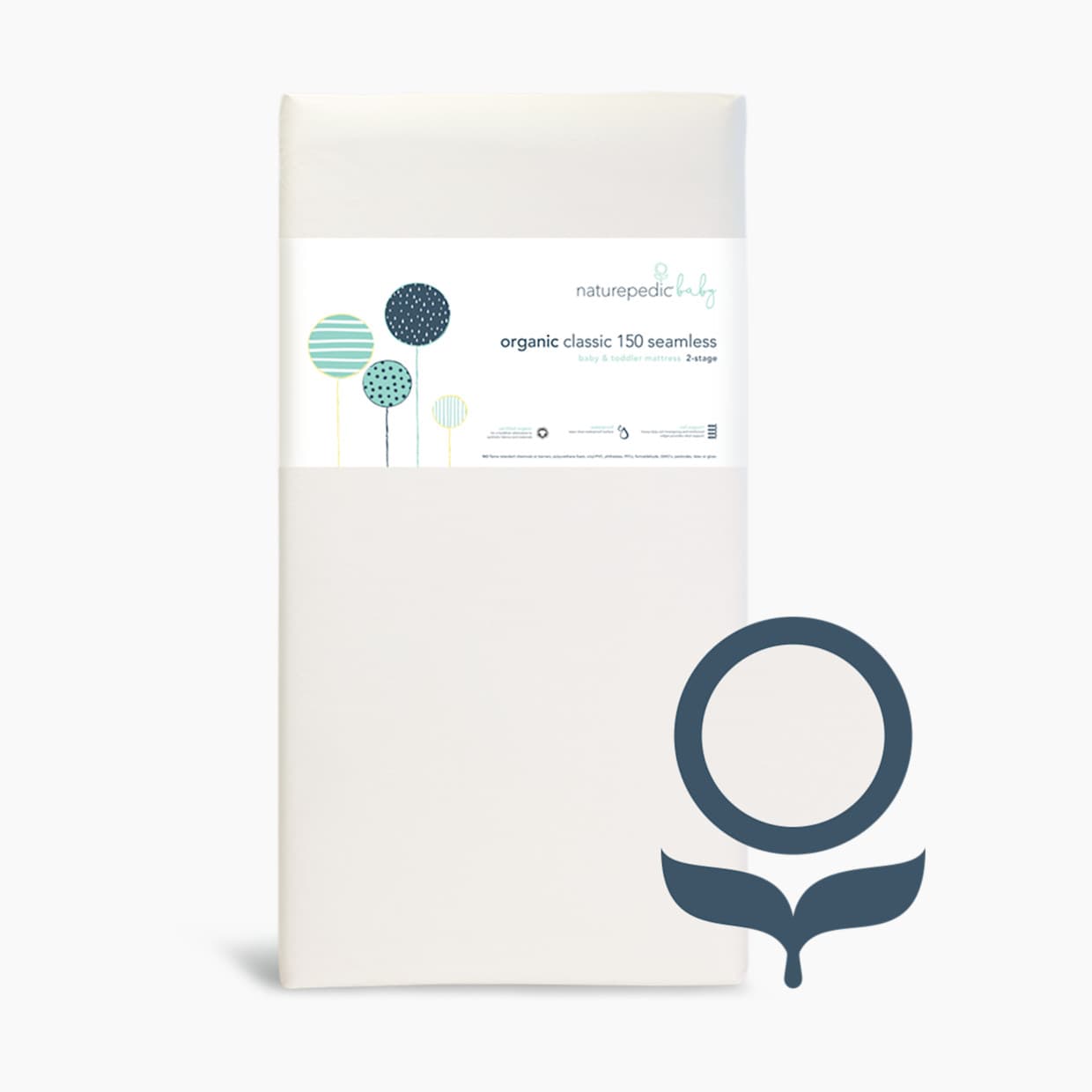 Organic Classic 150 Innerspring 2-Stage Baby Crib & Toddler Mattress