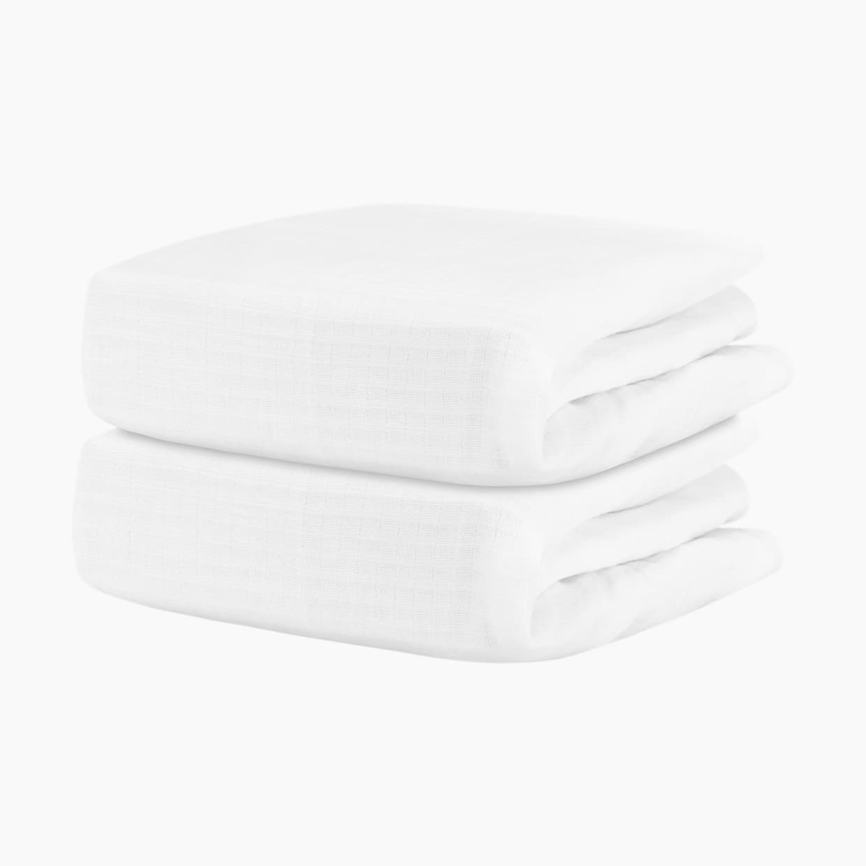 2-Pack Organic Cotton Breathable Crib Sheets