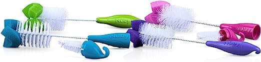 2-Pack Bottle and Nipple Brush with Sponge Tip