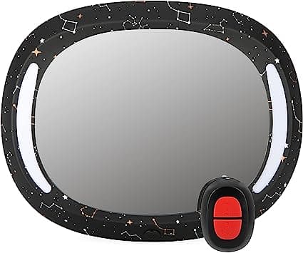 LED Light Backseat Baby Car Mirror