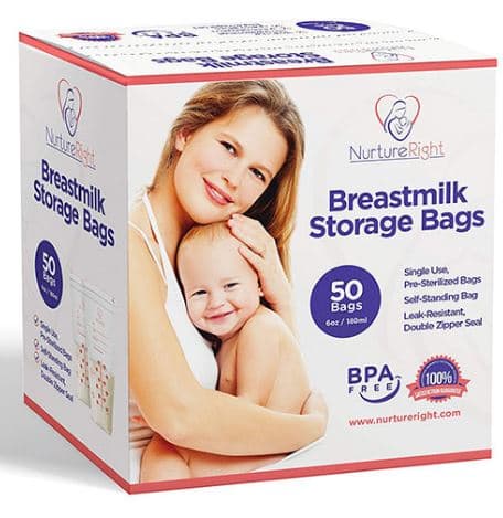 Right Breast Milk Storage Bags