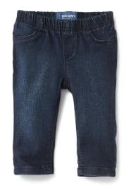 Navy Pull On Skinny Jeans for Baby