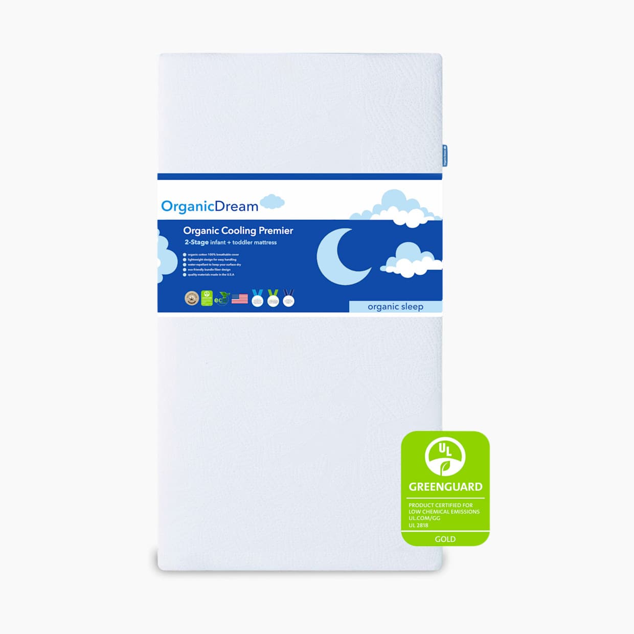 Organic Cooling Premier 2-Stage Crib Mattress