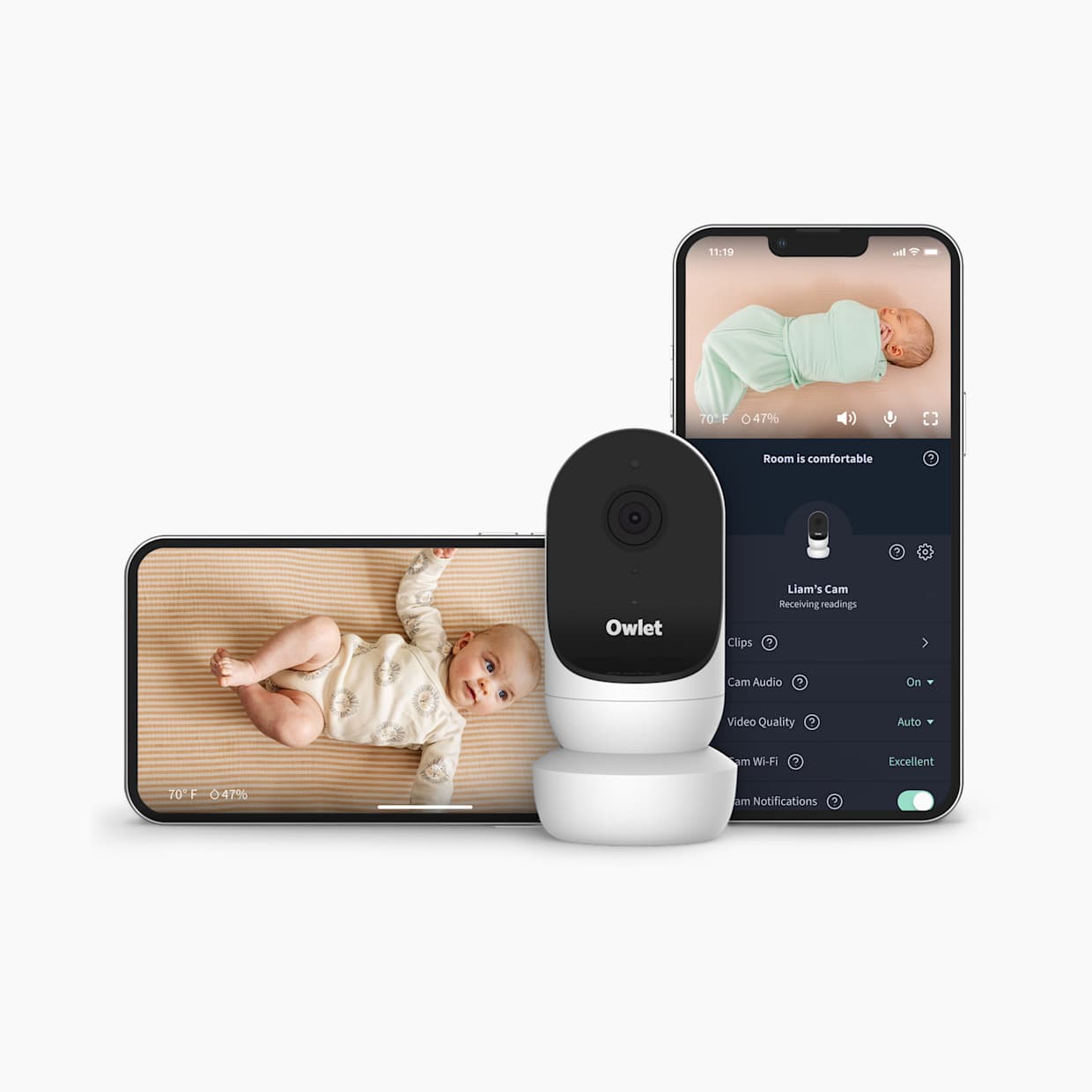 Cam 2 HD Video Baby Monitor