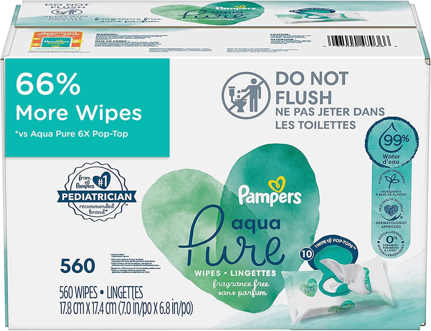Aqua Pure Sensitive Baby Wipes