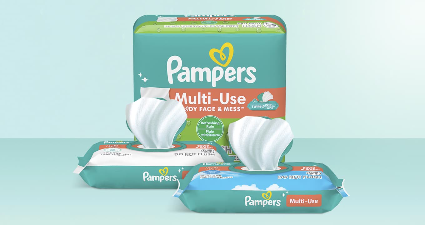 Baby Wipes Multi-Use Refreshing Rain