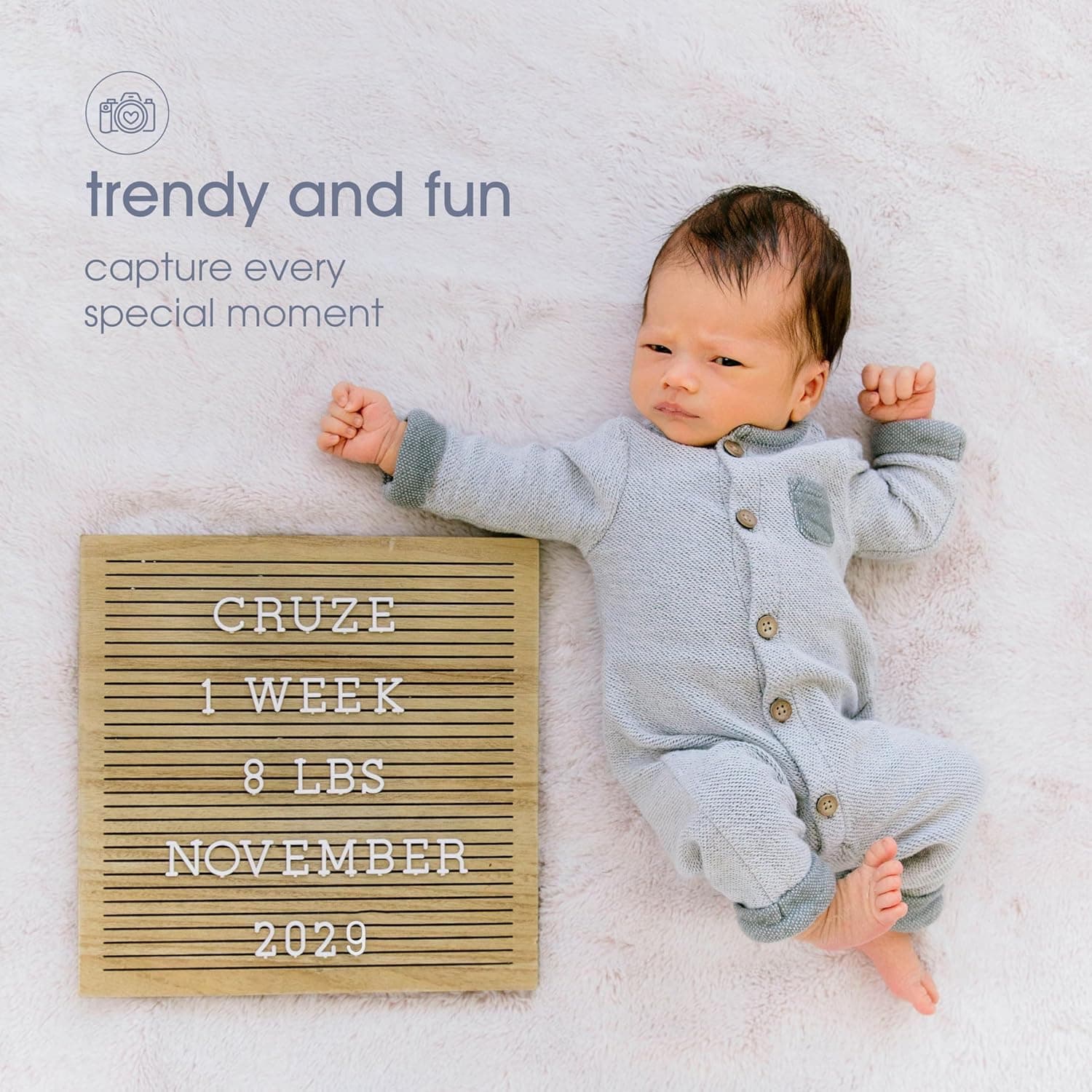 Letterboard Set - Baby Keepsake Photo Prop