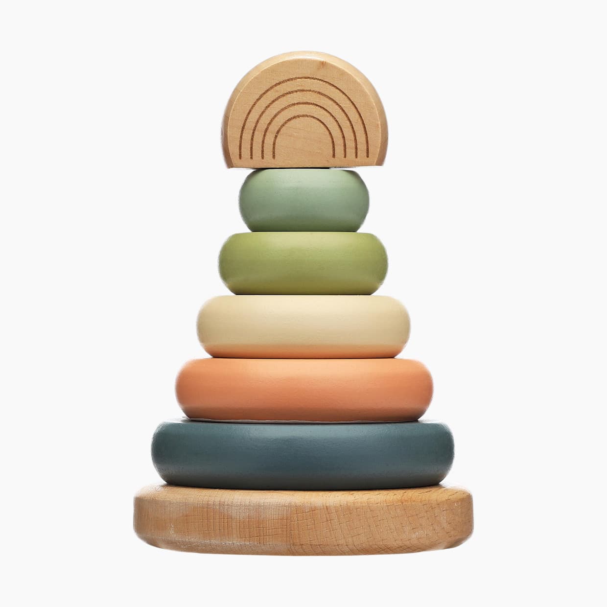 Wooden Stacking Toy Tower