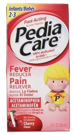 Infants – 2 to 3 years – Acetaminophen Fever Reducer and Pain Reliever
