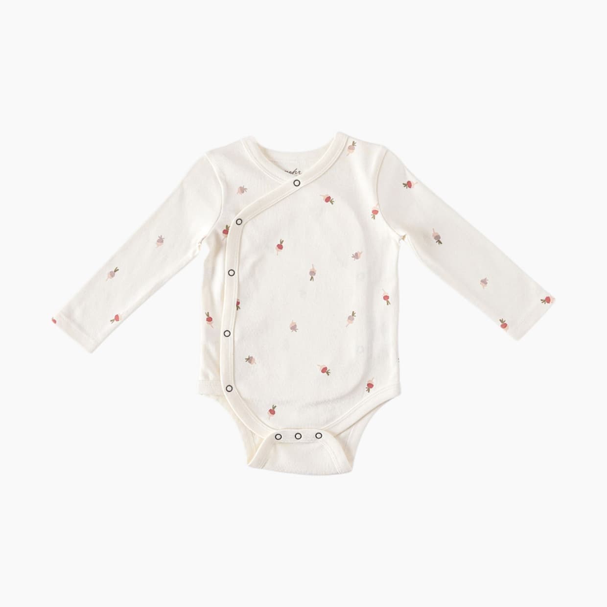 Long Sleeve Wrap Front One-Piece