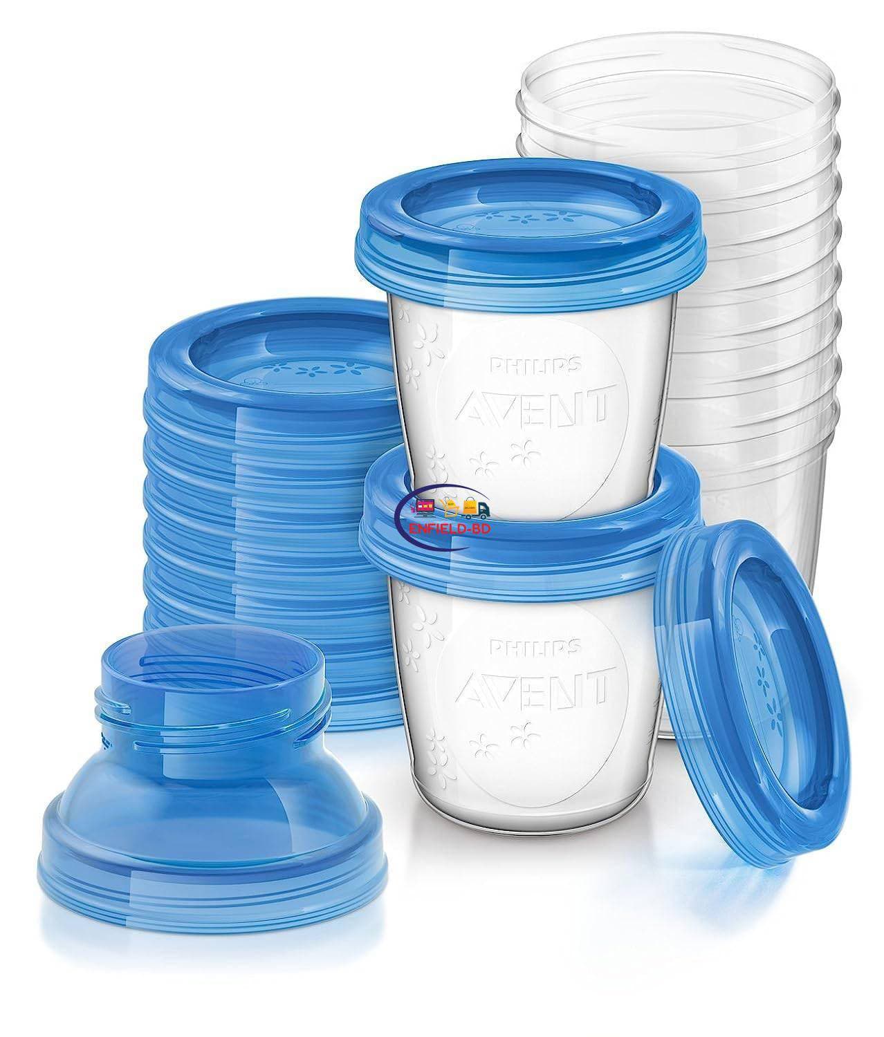 Breast Milk Storage Cups And Lids