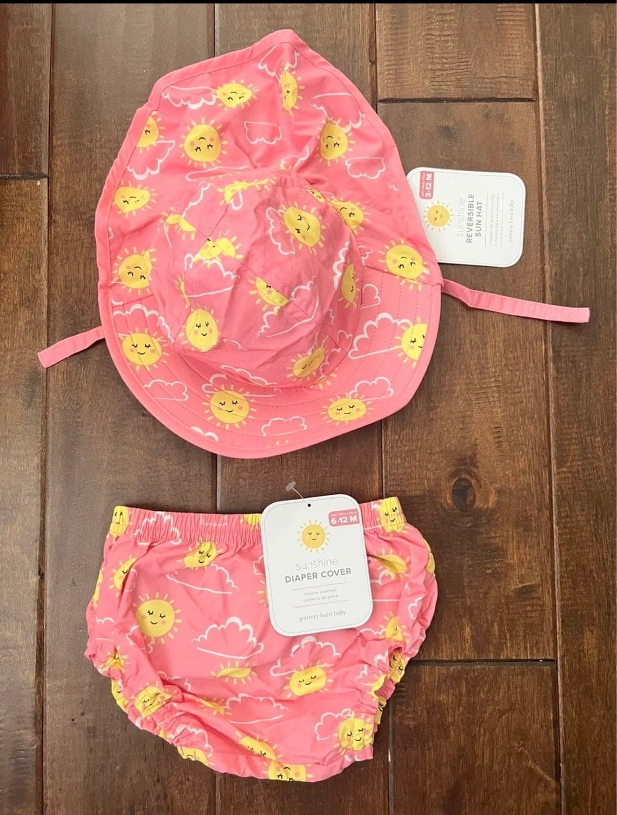 Barn Kids Rainbow Reversible Hat & Diaper Cover