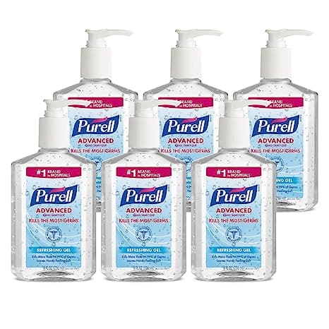 Advanced Hand Sanitizer Refreshing Gel 8 fl oz Pump Bottle