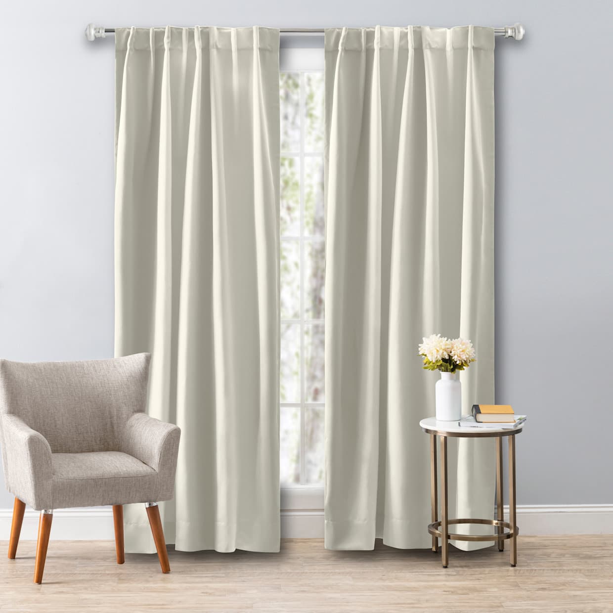 Ultimate Black-Out 2-Way Pocket Window Panel Curtain