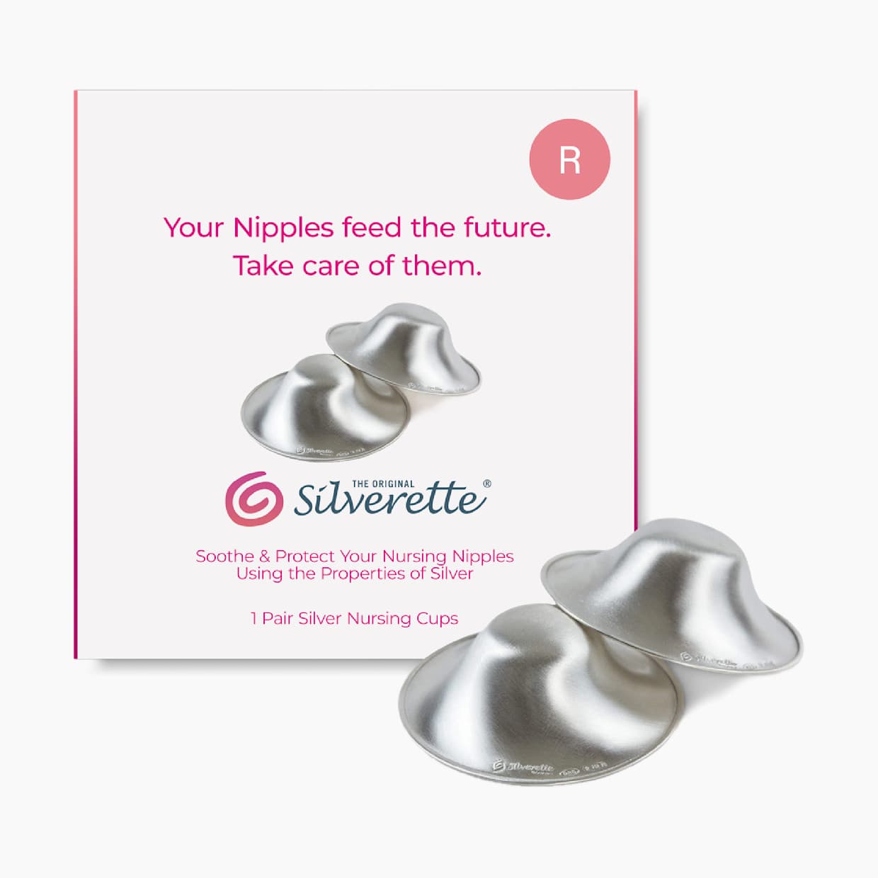 Silver Nursing Cups