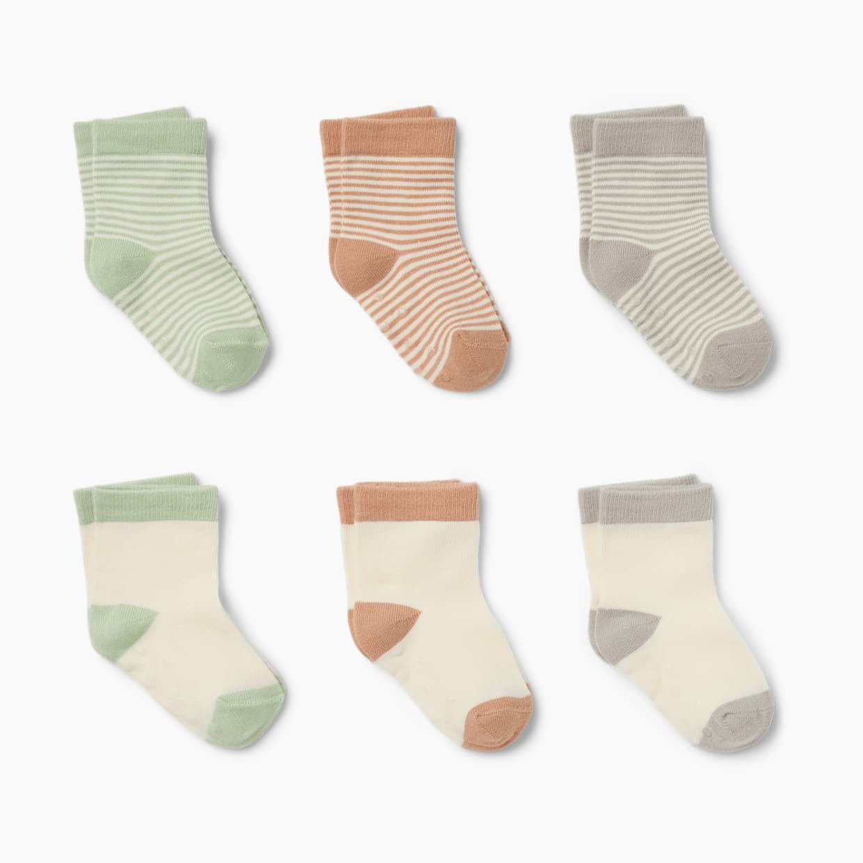 6-Pack Crew Socks