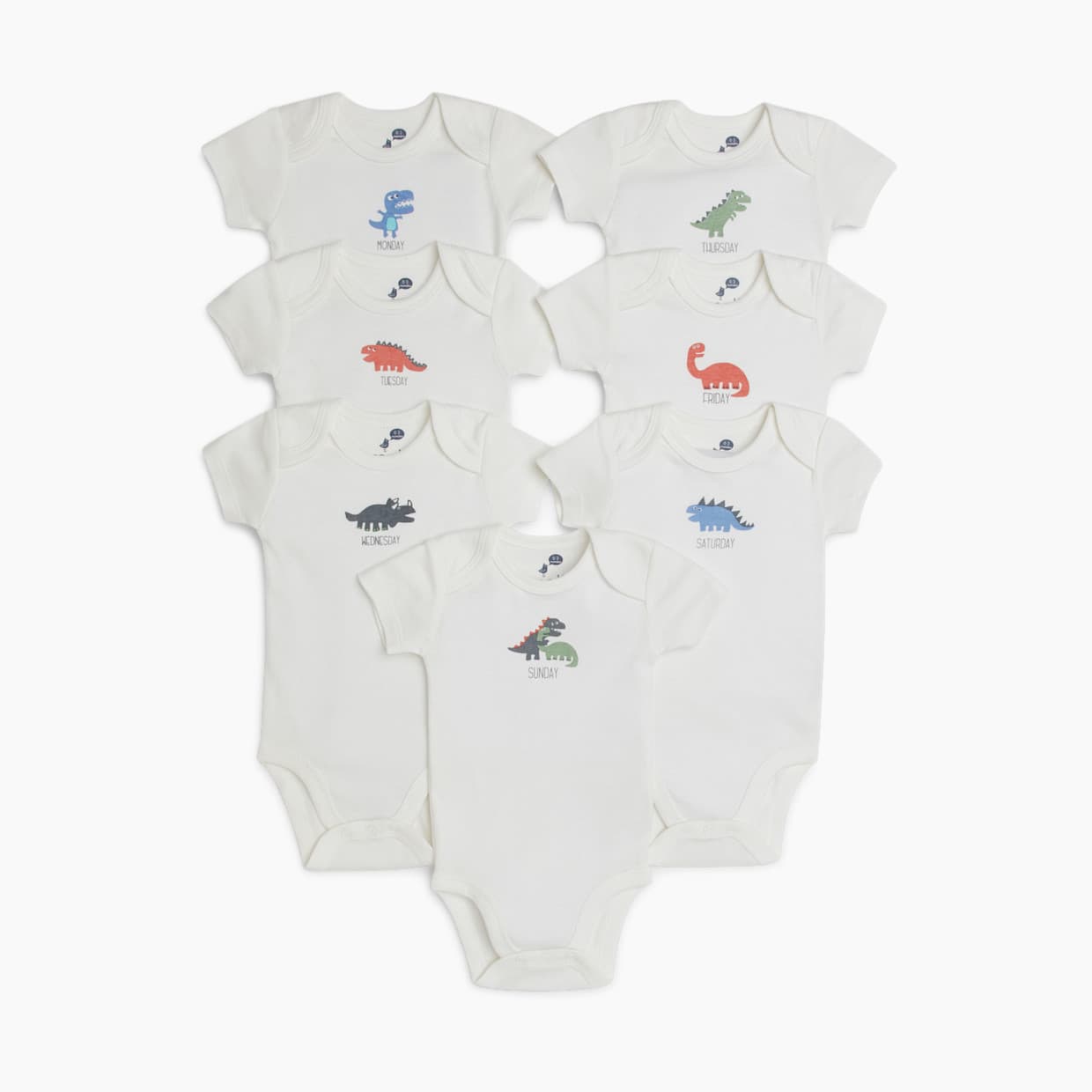 Days Of The Week Bodysuits (7 Pack)