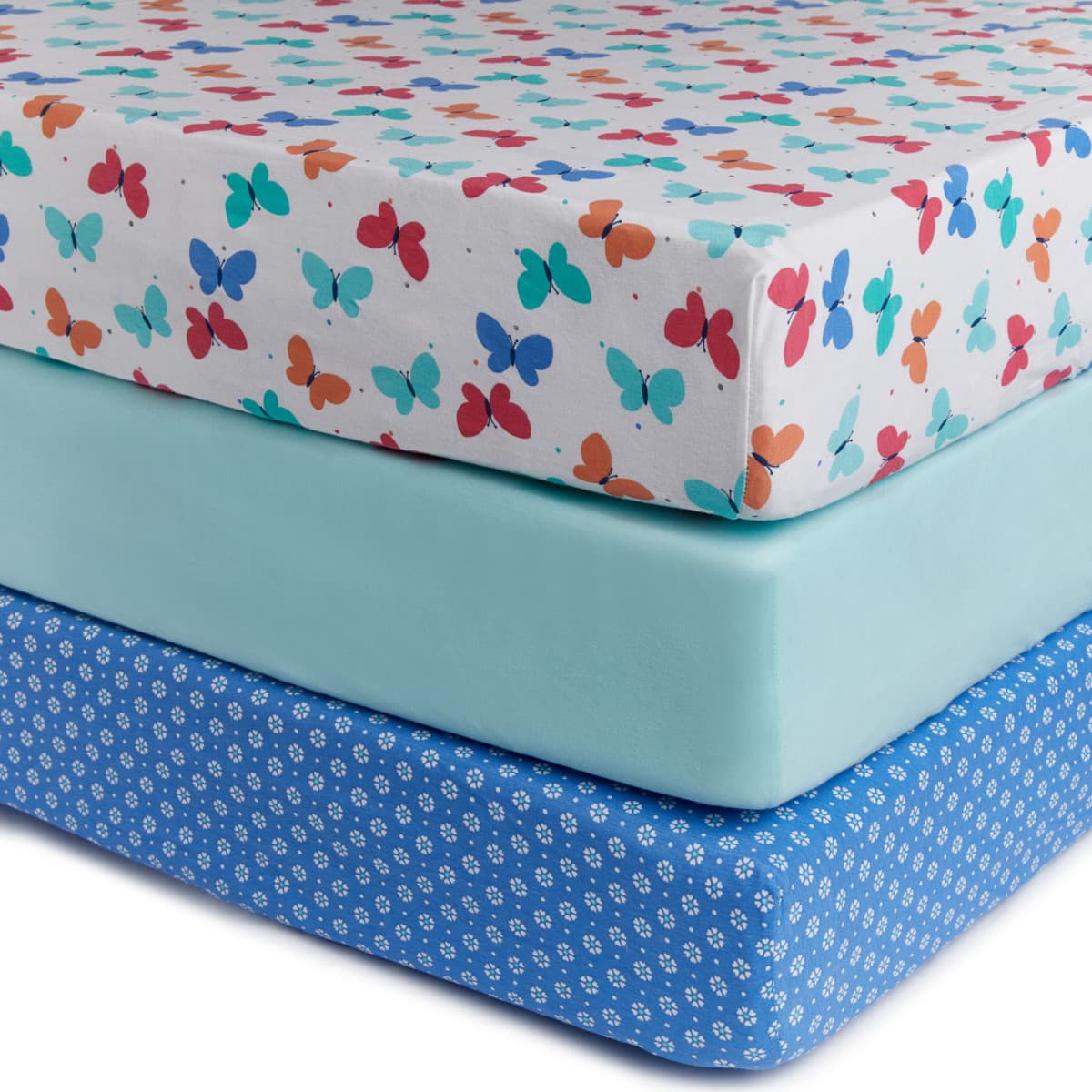 Organic Cotton Jersey Crib Sheets (3 Pack)