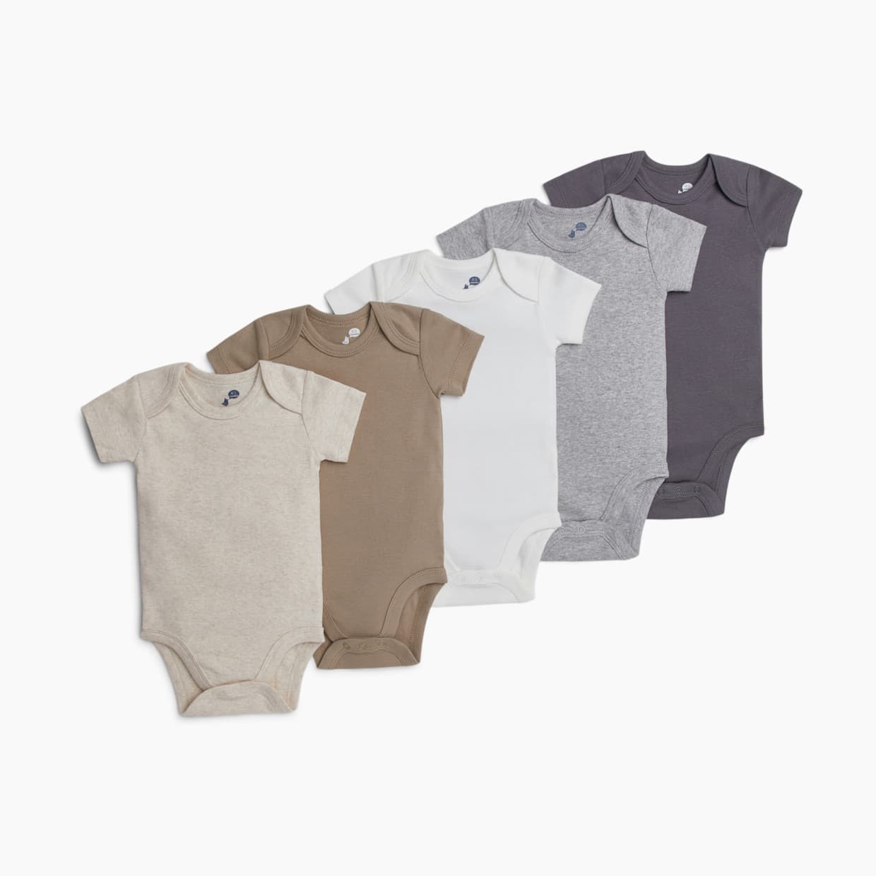 Short Sleeve Bodysuit Solid (5 Pack)