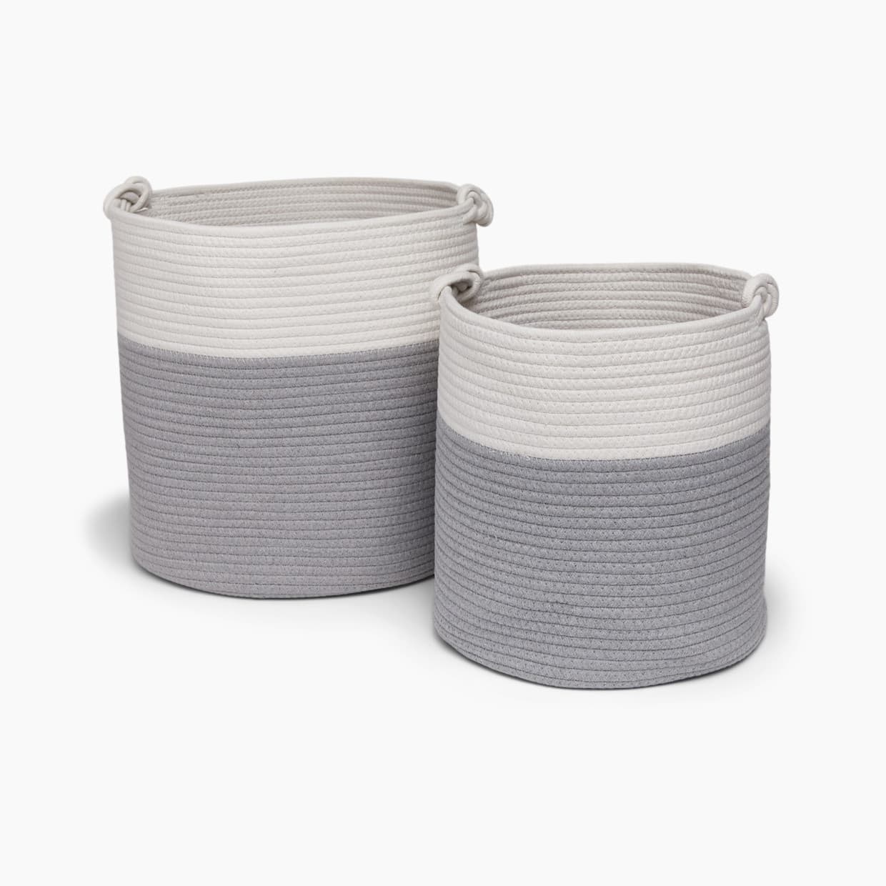 Large & Medium Rope Basket Set