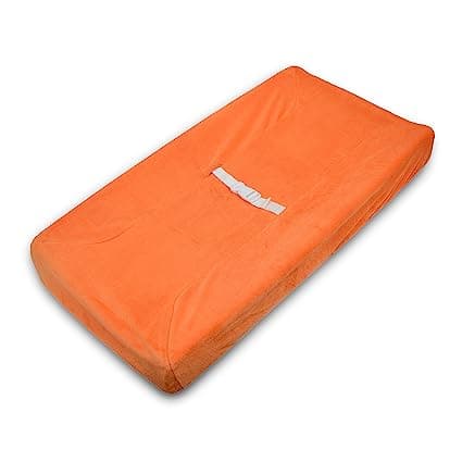 Care Heavenly Soft Chenille Fitted Contoured Changing Pad Cover