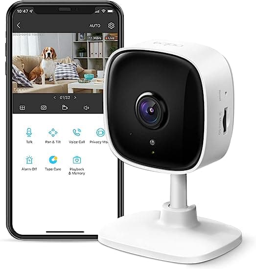 Tapo 1080P Indoor Security Camera for Baby Monitor
