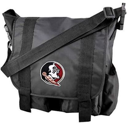 Northwest Company Officially Licensed NCAA Sitter Diaper Bag Black 12 x 5 x 14