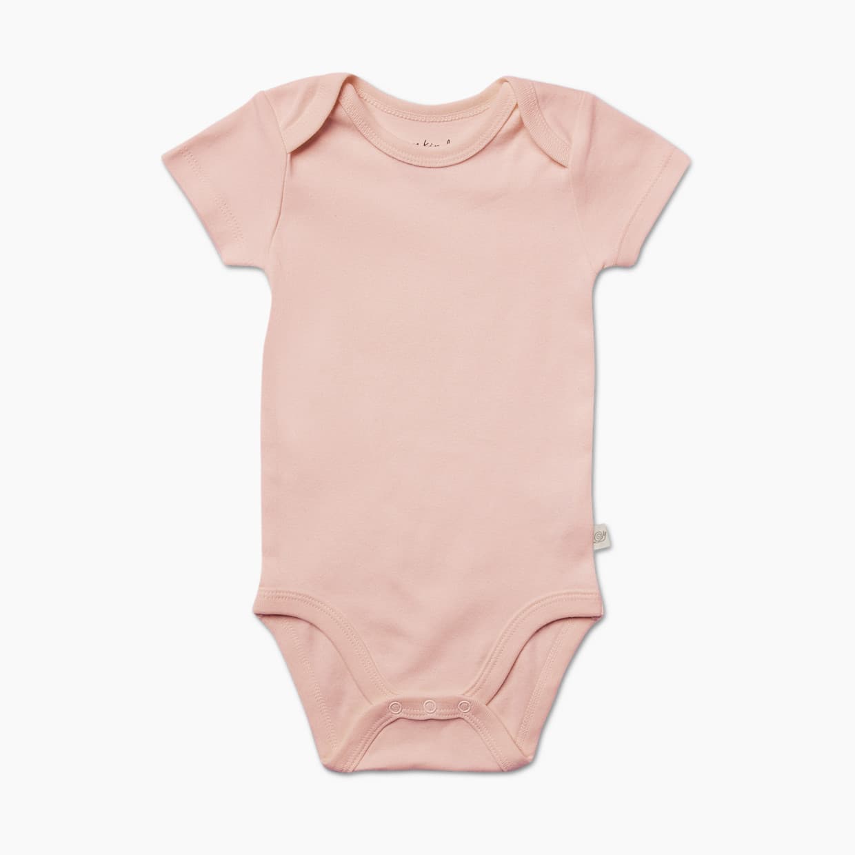 Solid Short Sleeve Organic Cotton Bodysuit