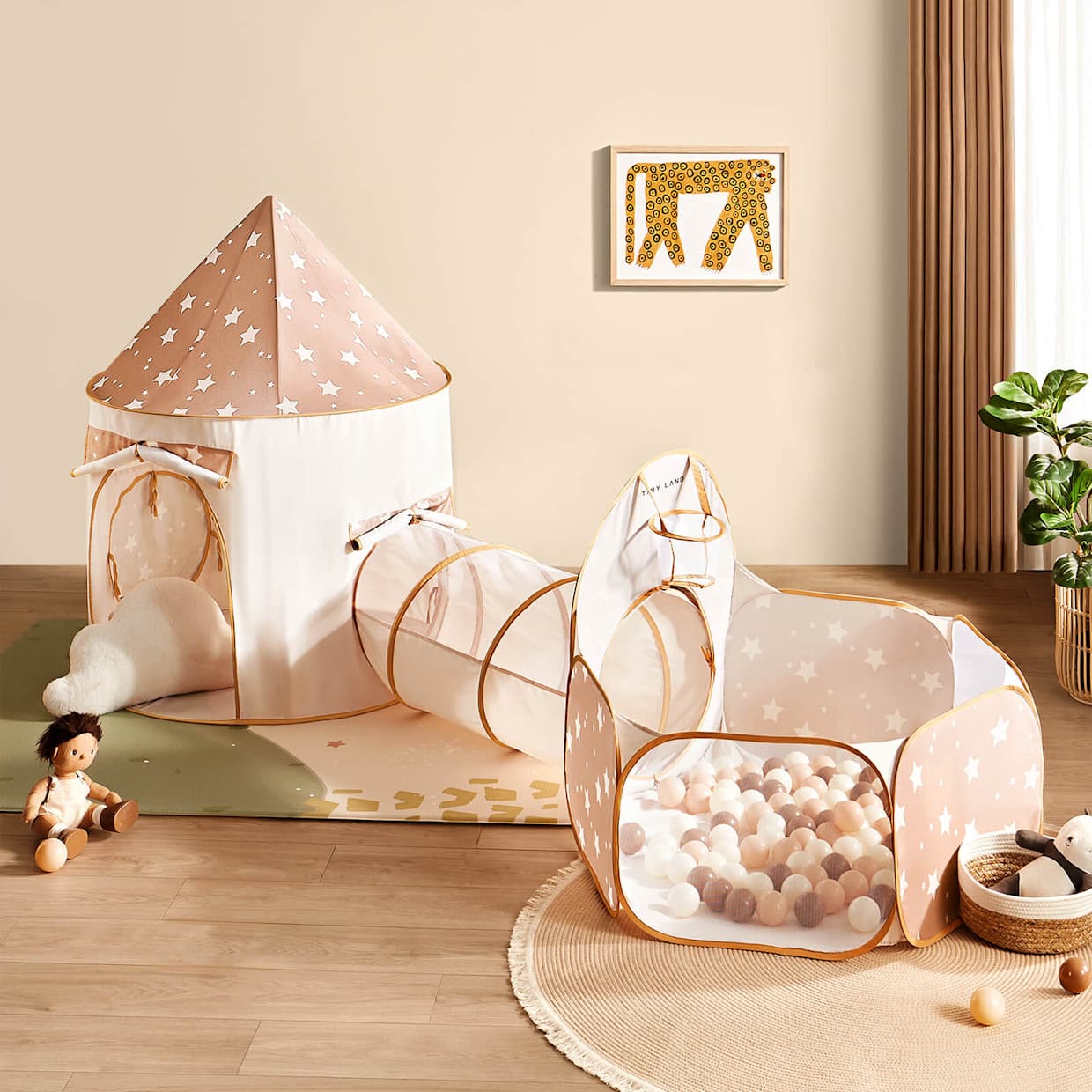 Compact Adventure 3-in-1 Play Tunnel