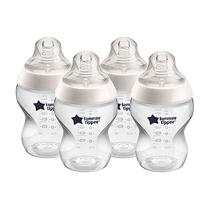 Closer To Nature Baby Bottles Slow Flow Breast-Like Nipple With Anti-Colic Valve